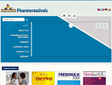 Tablet Screenshot of amwinpharma.com